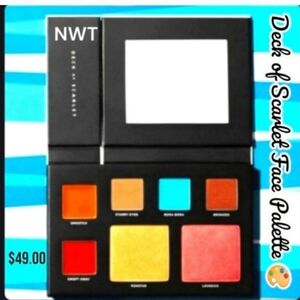 NWT Deck Of Scarlet Face Palette,Vibrant Colors